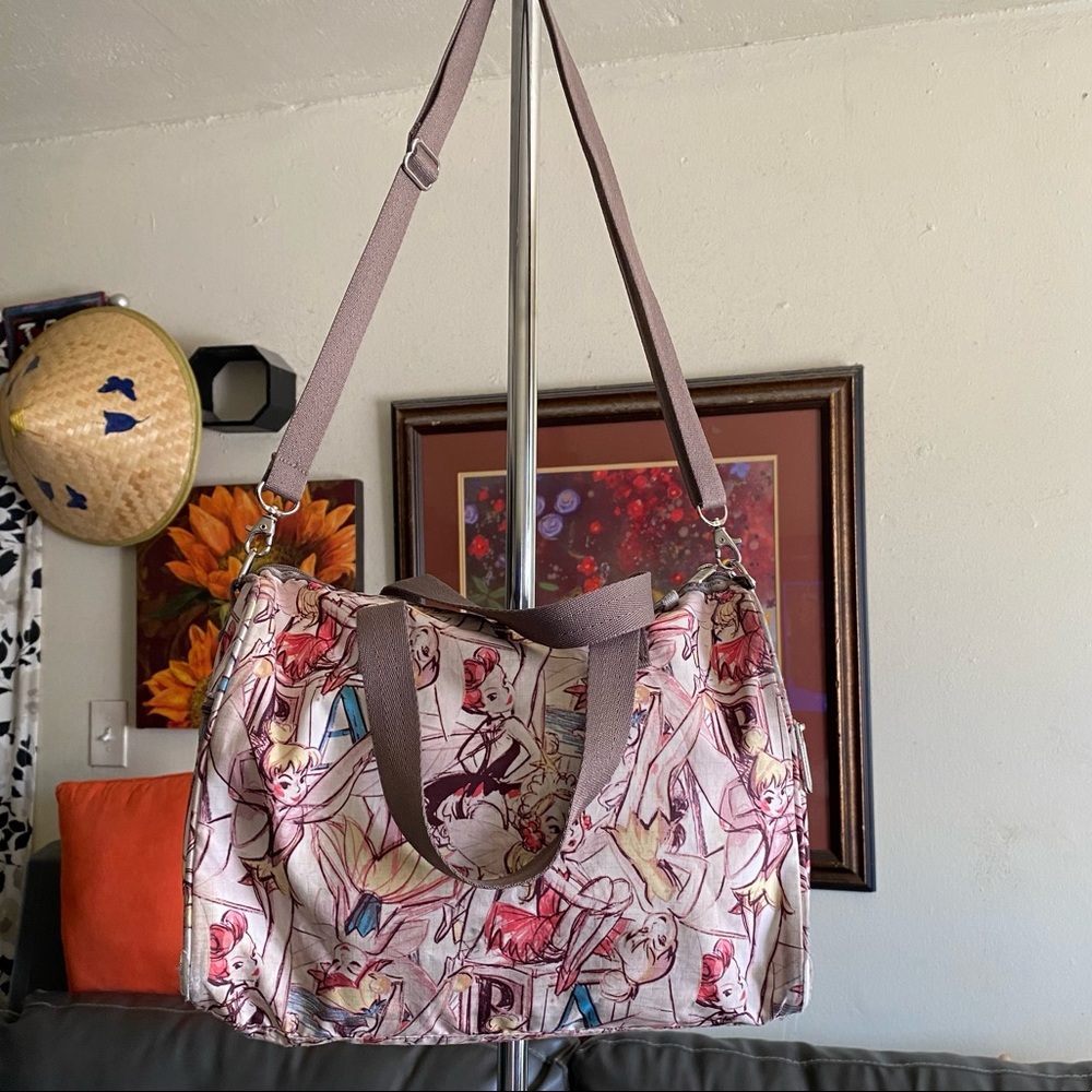 LeSportsac Disney Tinkerbell Melanie Crossbody/Duffle Bag